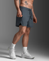 Motion 2-In-1 5 Inch Shorts, Turbulence/Black