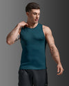 Aero Mesh Tank - DARK MOSS/SILVER REFLECTIVE