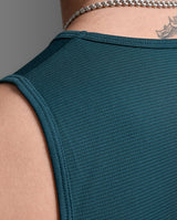 Aero Mesh Tank, Dark Moss/Silver Reflective