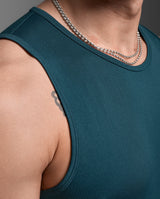 Aero Mesh Tank, Dark Moss/Silver Reflective