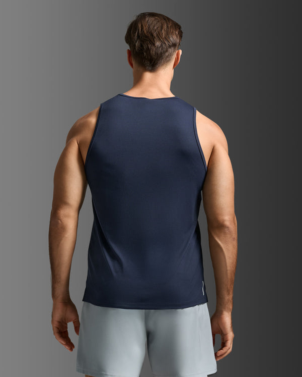Aero Mesh Tank, Midnight/Silver Reflective
