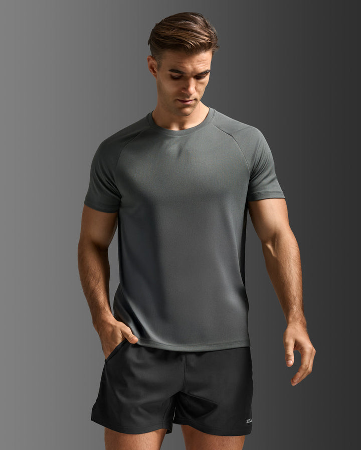 Aero Mesh Tee, Jupiter/Black Reflective