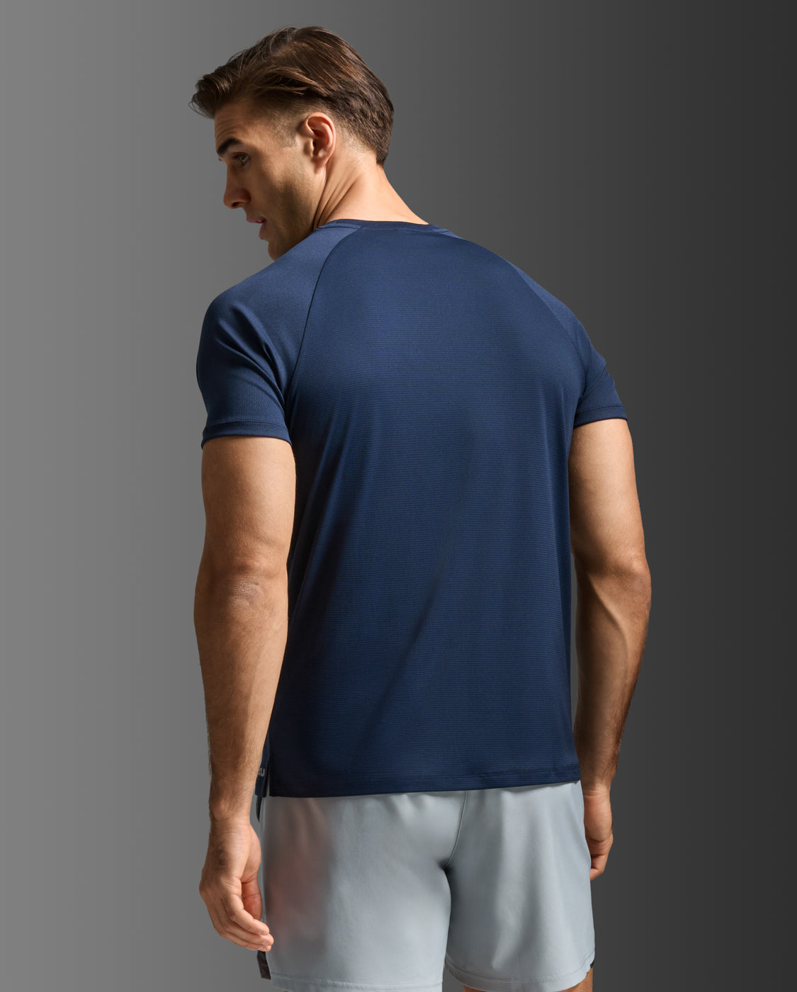 Aero Mesh Tee, Midnight/Silver Reflective