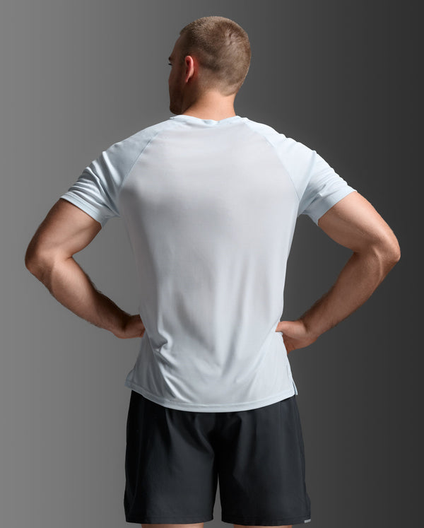 Aero Mesh Tee, Moonstone/Black Reflective