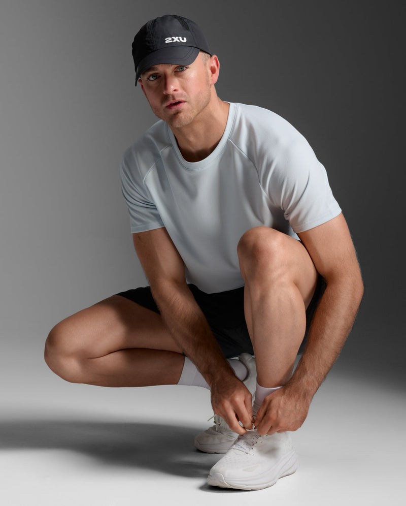 Aero Mesh Tee, Moonstone/Black Reflective