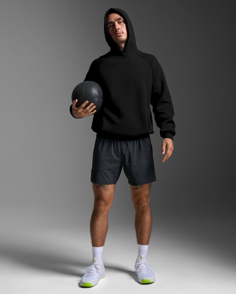 Motion Smooth Spacer Hoodie, Black/Black