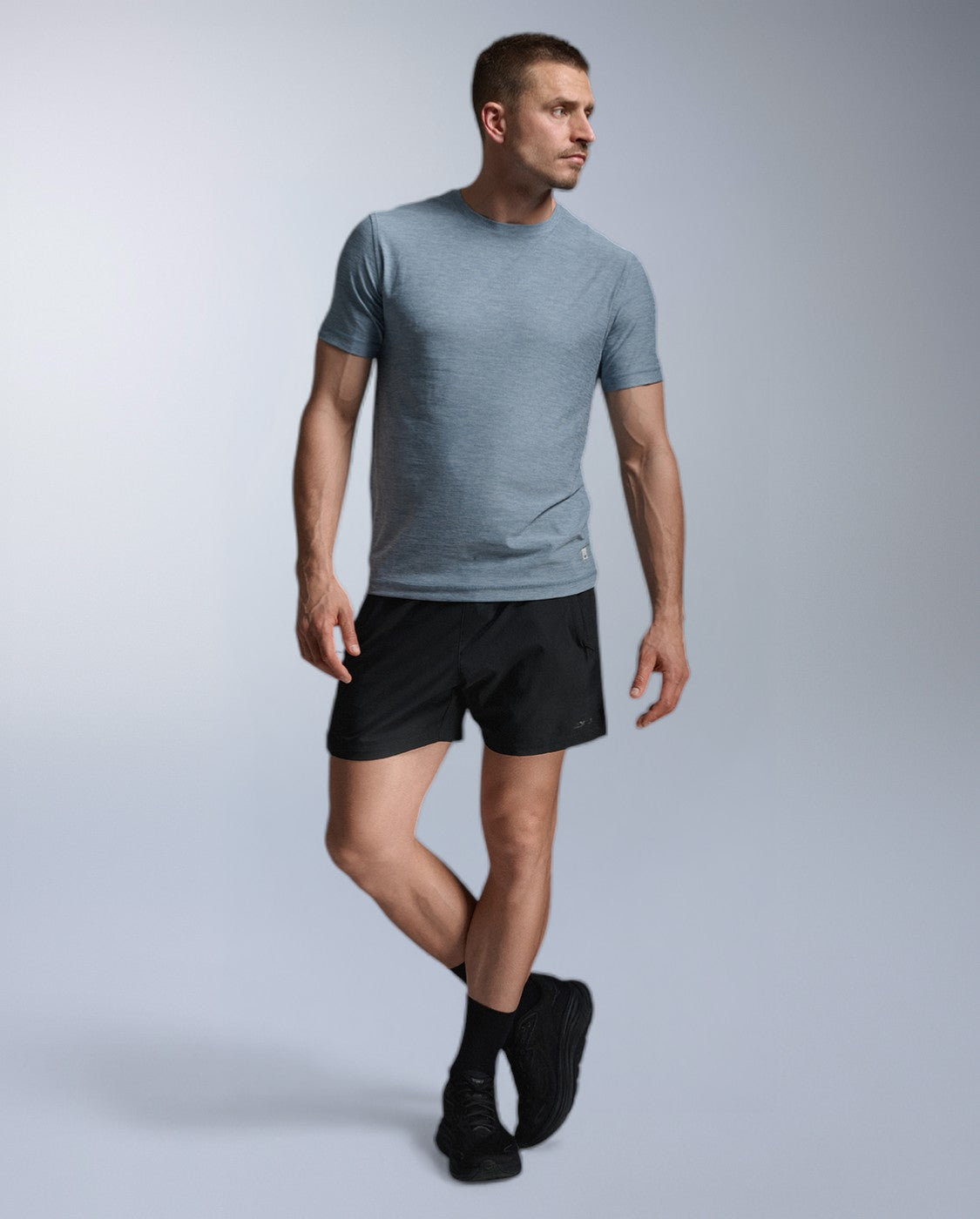Signature Tee, Blue Shade/Blue Shade
