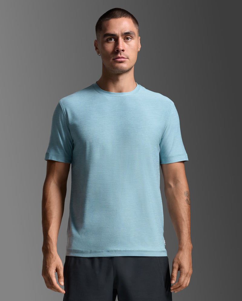 Signature Soft Jersey Tee, Chambray/Chambray