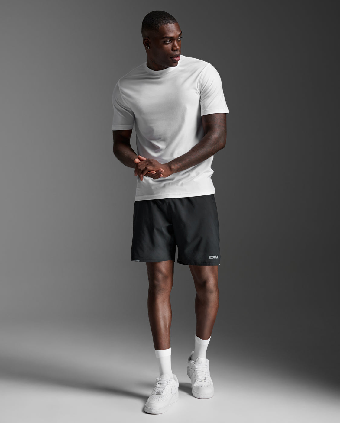 Signature Soft Jersey Tee, White/White