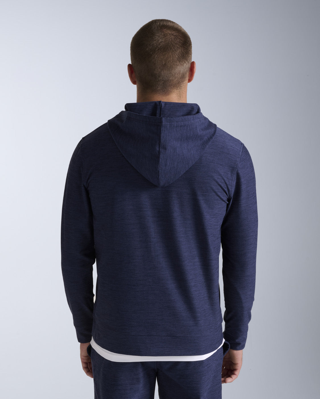 Signature Zip Through Hoodie, Midnight/Midnight
