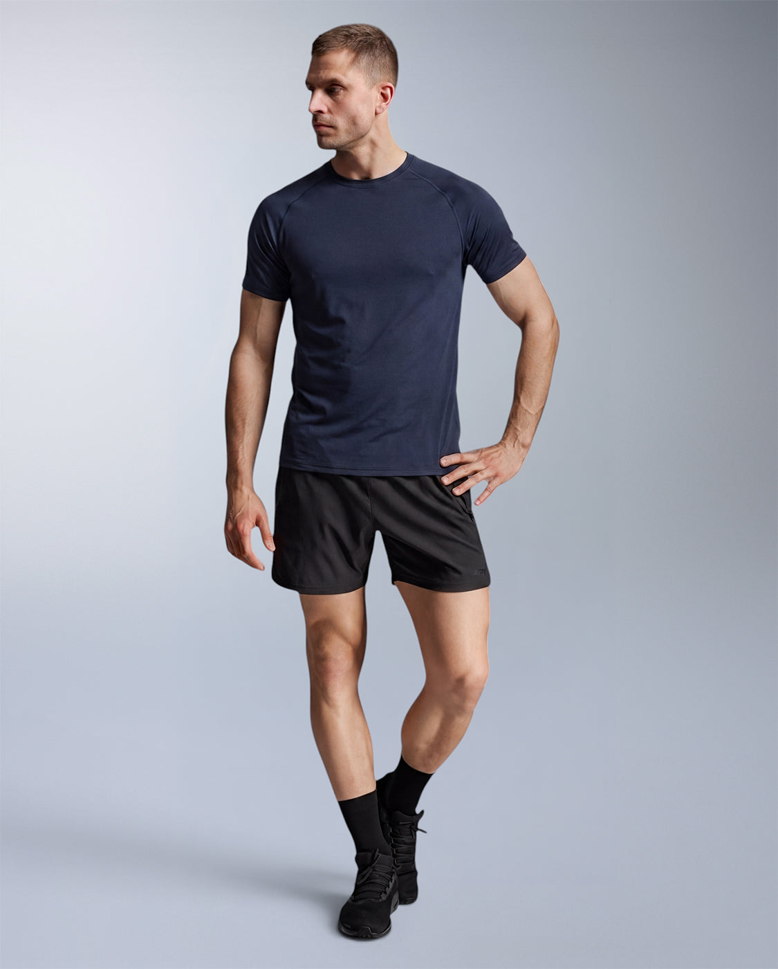 Force Tech Tee, Midnight/Midnight