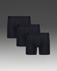 Modal Boxer Brief 3 Pack, Black/Black