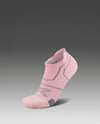 VECTR CUSHION NO SHOW SOCKS - DUSTY PINK/GREY