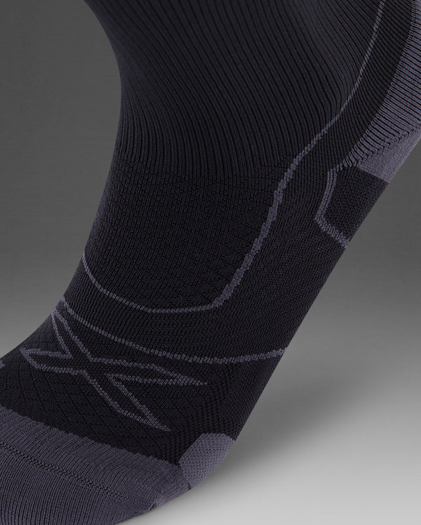 Vectr Cushion Crew Socks, Black/Titanium