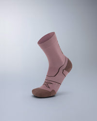 Vectr Cushion Crew Socks, Musk/Currant