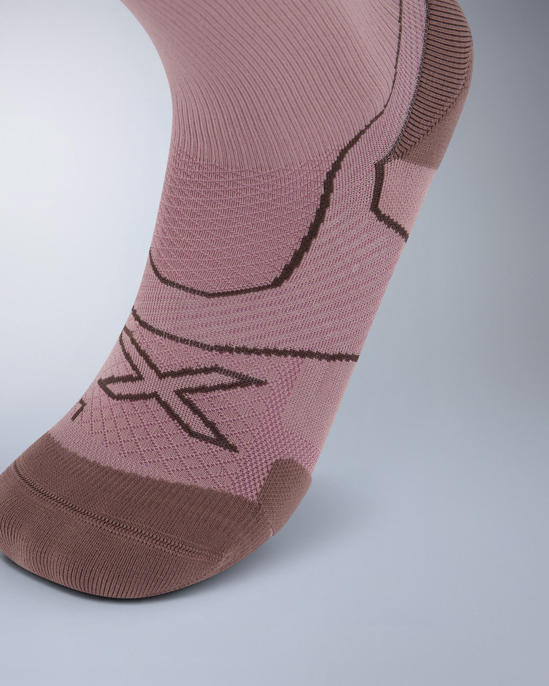 Vectr Cushion Crew Socks, Musk/Currant