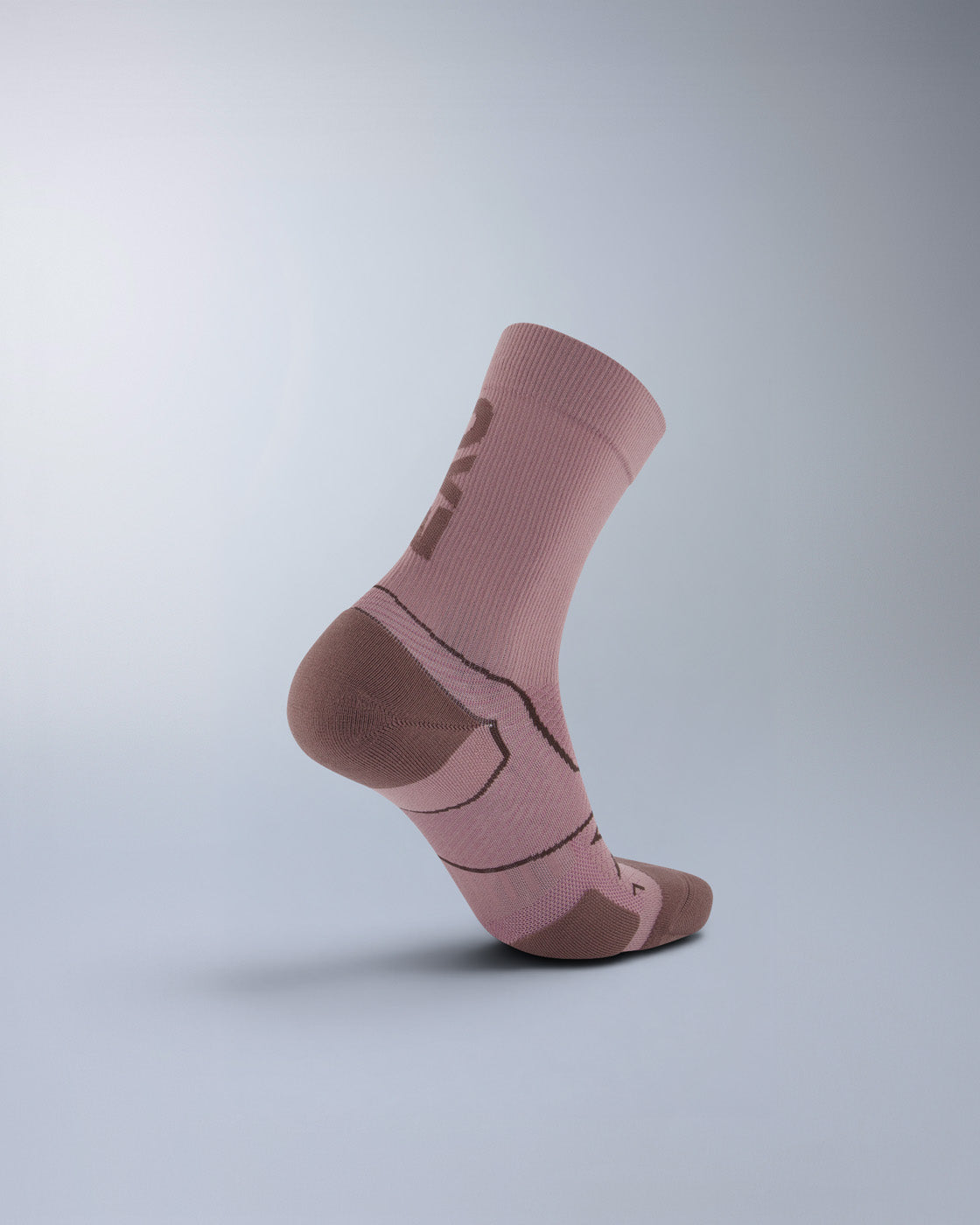 Vectr Cushion Crew Socks, Musk/Currant