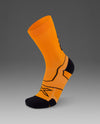 Vectr Cushion Crew Socks - SOLAR ORANGE/BLACK