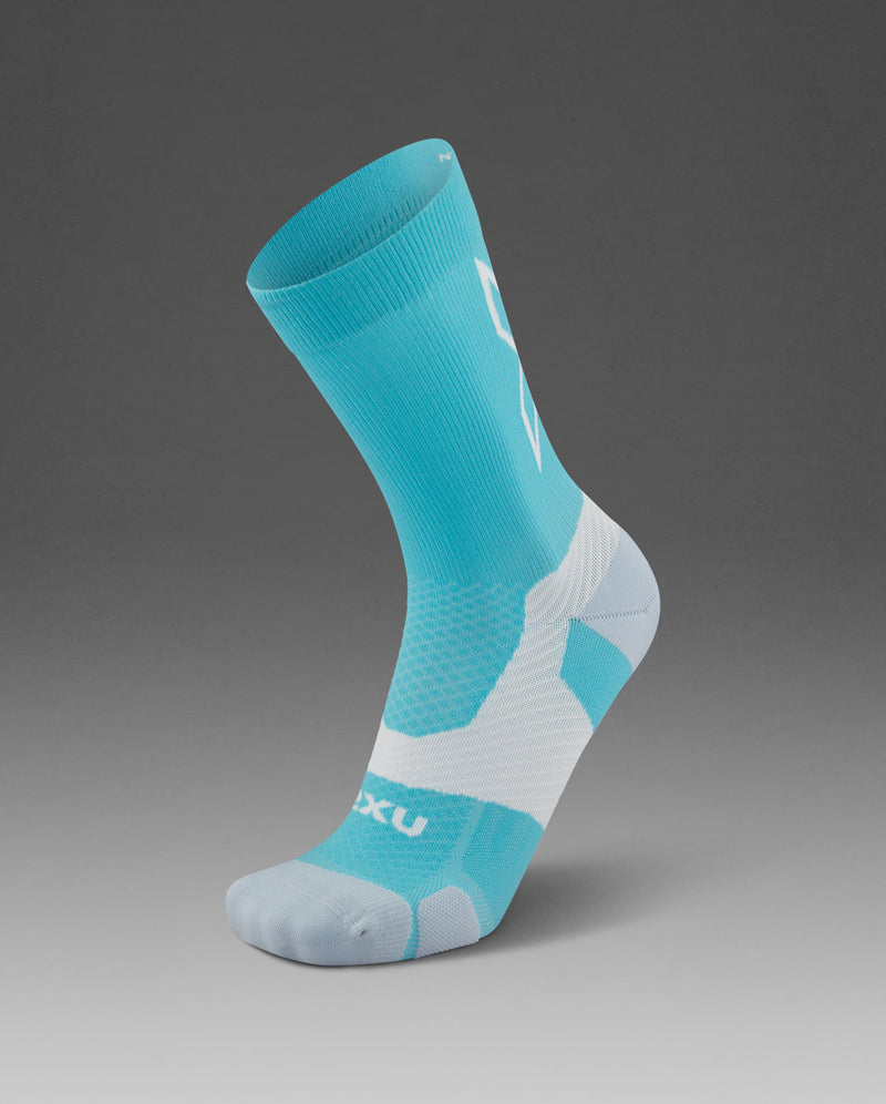 Vectr Light Cushion Crew Socks, Moonstone/Black
