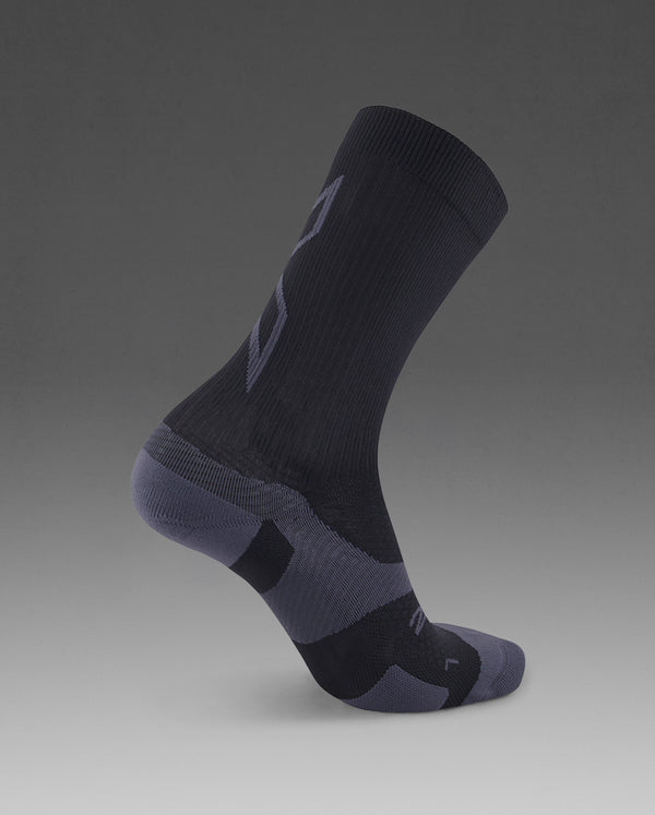Vectr Light Cushion Crew Socks, Black/Titanium