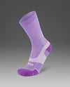 Vectr Light Cushion Crew Socks - Grape Fizz/White