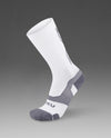 Vectr Light Cushion Crew Socks - WHITE/GREY