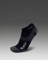 VECTR ULTRALIGHT NO SHOW SOCKS - BLACK/TITANIUM