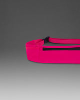 Run Belt, Fuchsia/Black Reflective