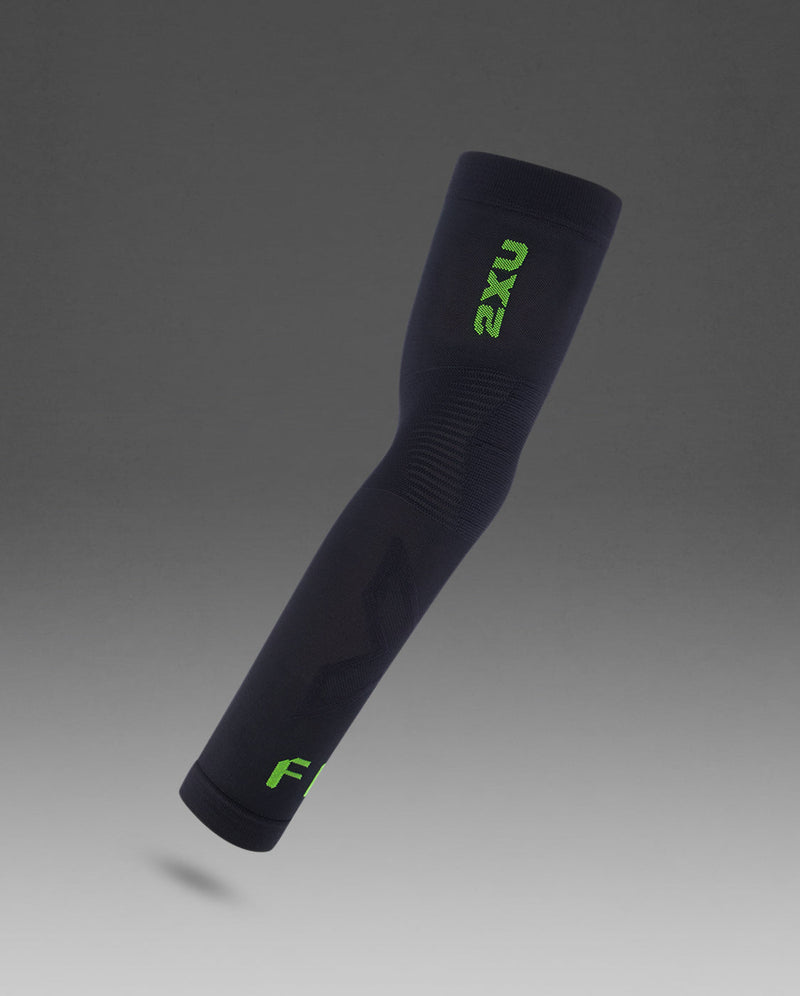 Recovery Fir Compression Arm Sleeves, Black/Nero