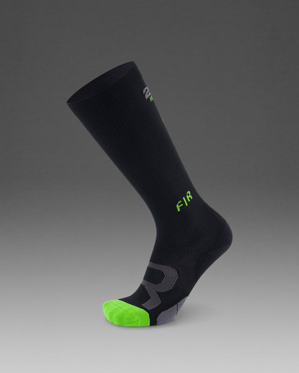 Recovery Fir Compression Socks, Black/Grey