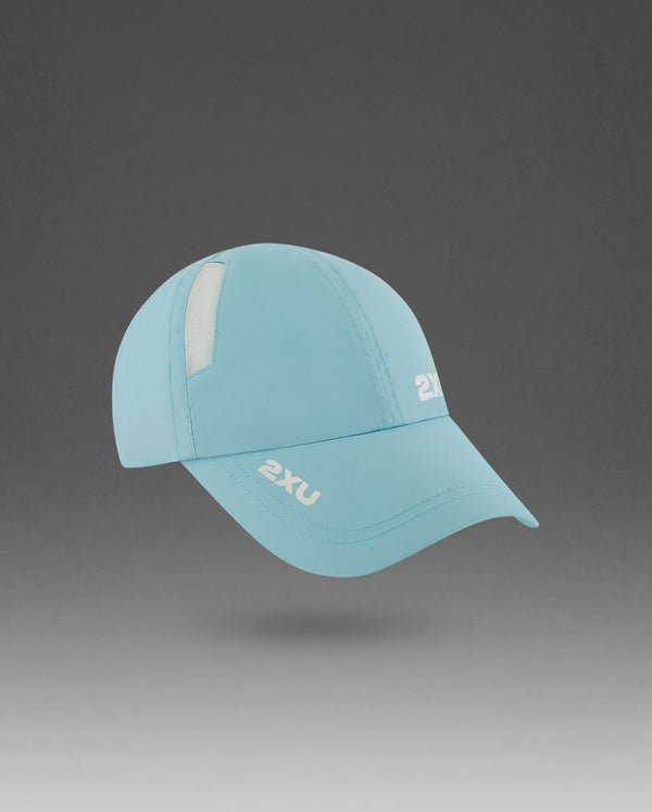 Run Cap, Retro Blue/White