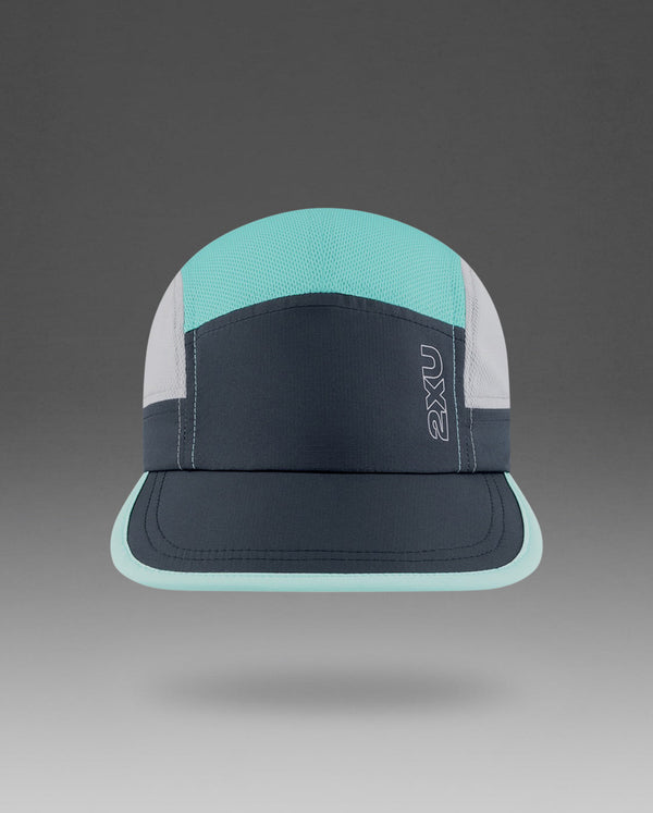 Light Speed Cap, Dark Moss/Retro Blue