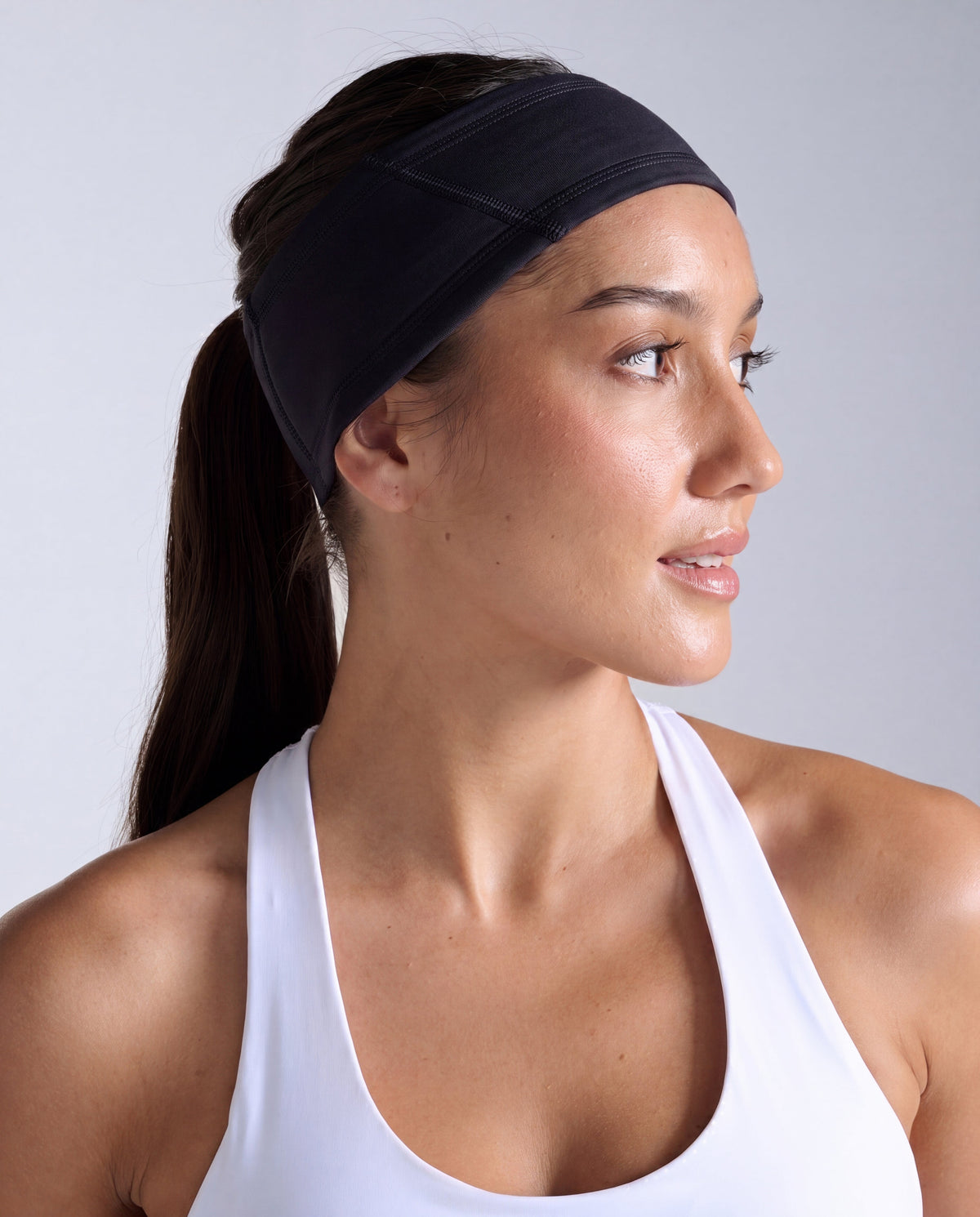 Ignition Haptic Headband, Black/Silver Reflective