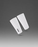 Light Speed Aero Calf Guards, White/Black
