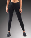 IGNITION MID-RISE COMPRESSION TIGHTS - BLACK/NERO