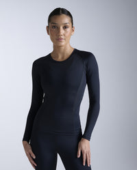 Core Compression Long Sleeve, Black/Black