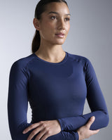 Core Compression Long Sleeve, Midnight/Midnight