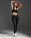 Light Speed Mid-rise Compression Tights - BLACK/ BLACK REFLECTIVE