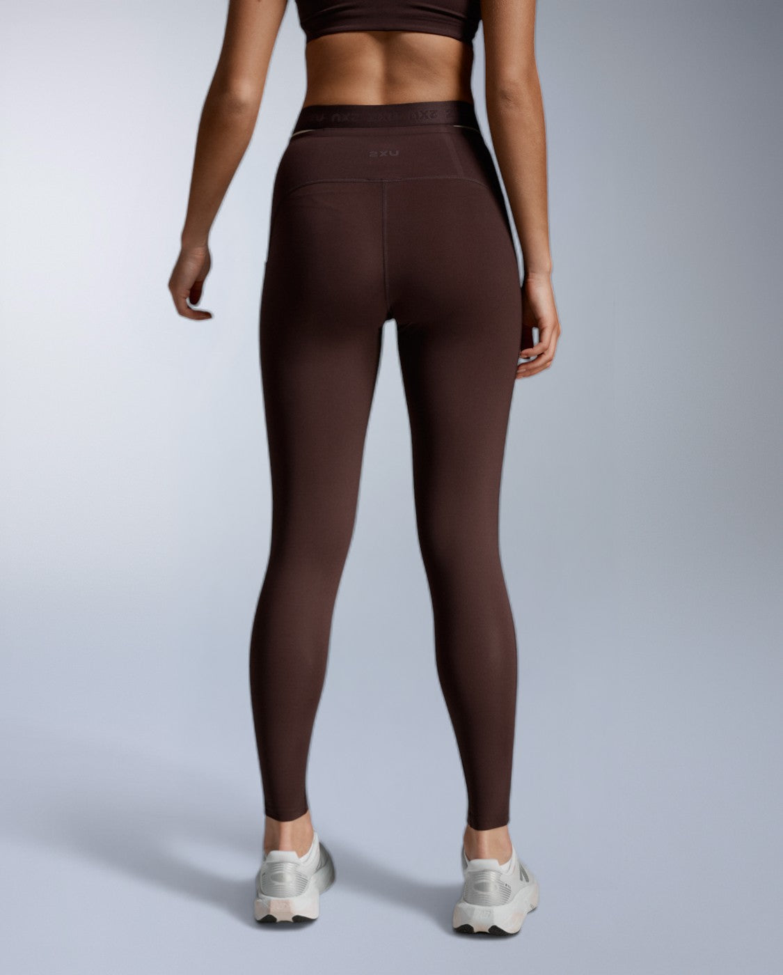 Form Stash Hi-Rise Compression Tights, Bark/Bark