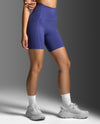 Form Stash Hi-Rise Compression 6 Inch Shorts - FUTURE DUSK/FUTURE DUSK