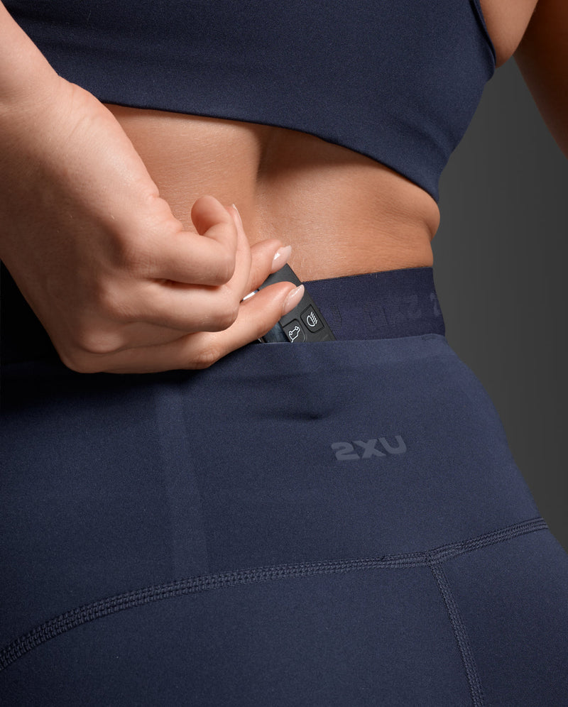 Form Stash Hi-Rise Compression 6 Inch Shorts, Midnight/Midnight1