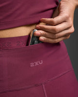 Form Stash Hi-Rise Compression 7/8 Tights, Amaretto/Amaretto