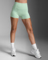 Form Soft Touch Hi-Rise Compression 4 Inch Shorts - Digital Mint/Digital Mint