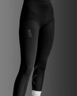 Light Speed React Hi-Rise Compression Tights, Black/ Black Reflective