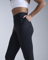 Flex Hi-Rise Compression Tights, Black/Black