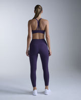 Flex Hi-Rise Compression 7/8 Tights, Velvet Purple/Velvet Purple