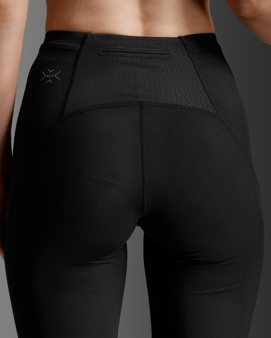 Light Speed React Hi-Rise Compression Shorts, Black/ Black Reflective