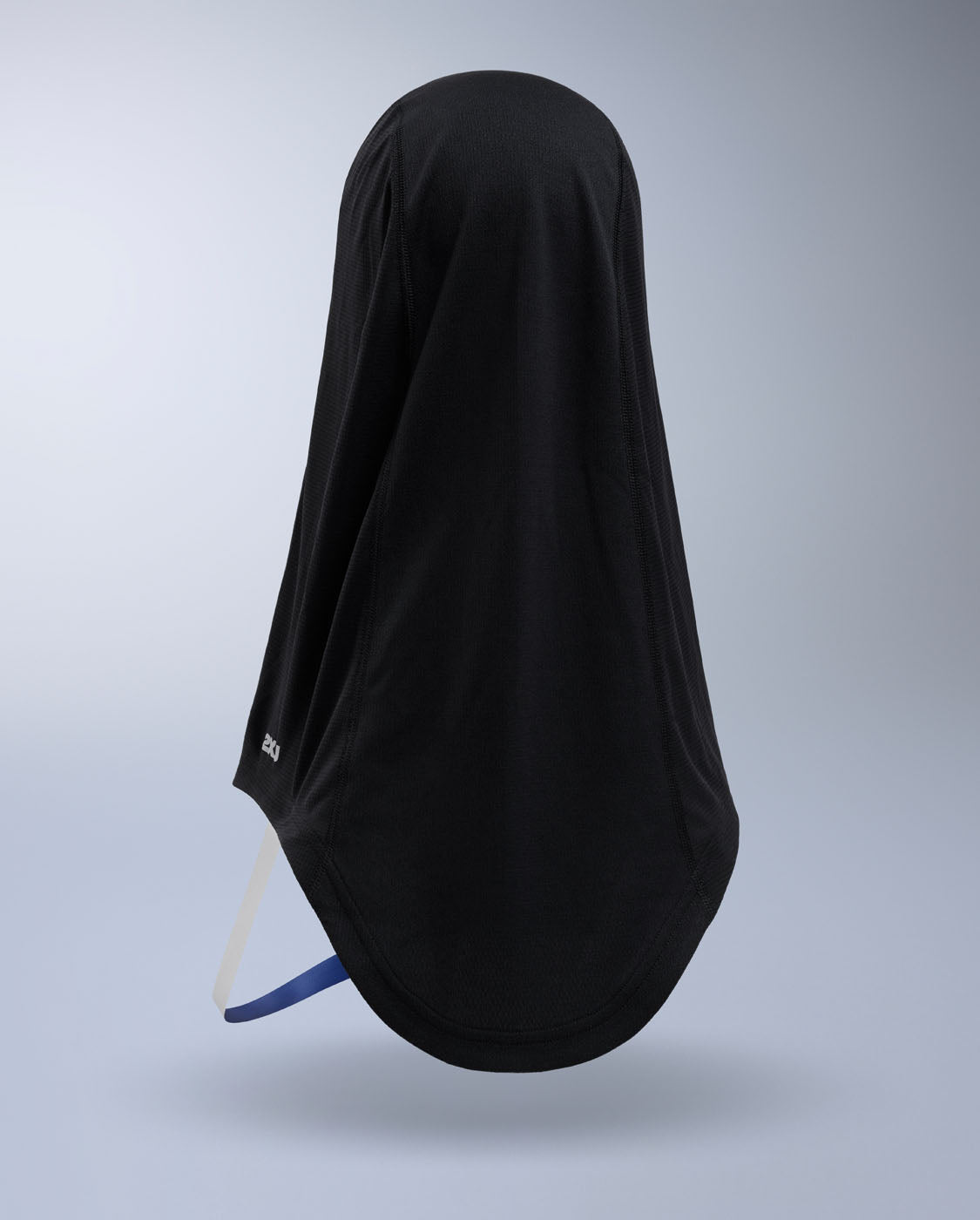 Aero Mesh Hijab, Black/Silver Reflective
