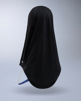 Aero Mesh Hijab, Black/Silver Reflective