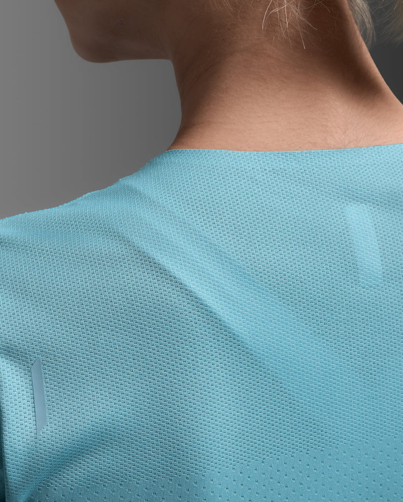 Light Speed Tech Tee, Retro Blue/Retro Blue Reflective